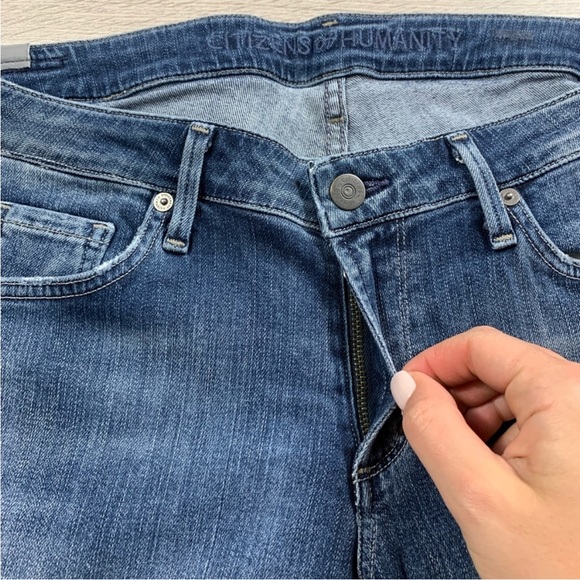 Citizens of Humanity The Racer Skinny Jeans in Distressed Gaze - Picture 6 of 12